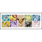 Pokémon Eevee Evolution Gerahmtes Bild multicolor