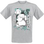Graue Pokemon Rundhals-Ausschnitt T-Shirts für Herren Größe XXL 