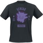 Schwarze Pokemon Rundhals-Ausschnitt T-Shirts für Herren Größe S 