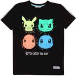 Schwarze Pokemon Kinder T-Shirts für Jungen Größe 140 