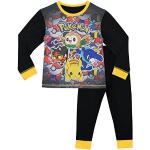 Bunte Pokemon Kinderschlafanzüge & Kinderpyjamas für Jungen Größe 122 