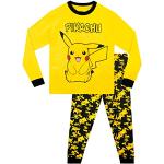 Bunte Pokemon Pikachu Kinderschlafanzüge & Kinderpyjamas für Jungen Größe 128 
