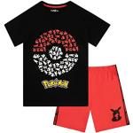 Bunte Motiv Kurzärmelige Pokemon Pikachu Kinder T-Shirts für Jungen Größe 158 2-teilig 