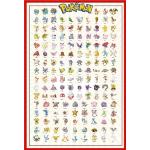 Rote empireposter Pokemon Poster aus Kunststoff 
