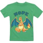 Grüne Pokemon Rundhals-Ausschnitt Kinder T-Shirts für Babys Größe 164 