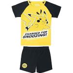 Schwarze Pokemon Pikachu Kinderschlafanzüge & Kinderpyjamas für Babys Größe 164 