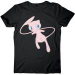 Schwarze Kurzärmelige Pokemon T-Shirts aus Baumwolle für Herren Größe L für den für den Sommer 