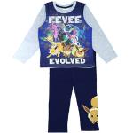 Reduzierte Blaue Pokemon Kinderschlafanzüge & Kinderpyjamas für Jungen 2-teilig 