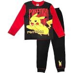 Reduzierte Rote Pokemon Pikachu Kinderschlafanzüge & Kinderpyjamas für Jungen 