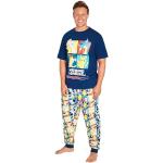 Marineblaue Pokemon Pyjamas lang für Herren Größe XXL 
