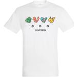 Weiße Kurzärmelige Pokemon Pikachu T-Shirts aus Baumwolle Größe L 