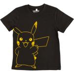 Schwarze Pokemon Pikachu T-Shirts für Herren 