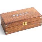Reduzierte Pokerkoffer aus Holz 