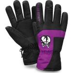 Violette Gefütterte Handschuhe aus Polyester für Herren Größe 4 XL für den für den Winter 