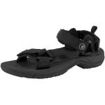 Schwarze Polarino Outdoor-Sandalen mit Riemchen für Herren Größe 46 für den für den Sommer 