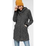 Reduzierte Elegante Polarino Kapuzenmäntel aus Fleece mit Kapuze für Damen für den für den Winter 