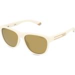 Weiße Polaroid Eyewear Cateye Sonnenbrillen aus Kunststoff für Herren 