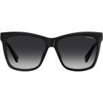 Reduzierte Schwarze Polaroid Eyewear Kunststoffsonnenbrillen für Damen 