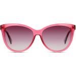 Reduzierte Cremefarbene Sonnenbrillen polarisiert aus Kunststoff für Damen 