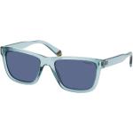 Blaue Polaroid Eyewear Quadratische Sonnenbrillen polarisiert aus Kunststoff für Herren 