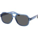 Blaue Pilotenbrillen aus Kunststoff für Herren 