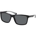 Schwarze Polaroid Eyewear Quadratische Sonnenbrillen polarisiert aus Kunststoff für Herren 