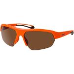 Orange Polaroid Eyewear Rechteckige Sonnenbrillen polarisiert aus Kunststoff für Herren 