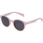 Polaroid PLD 8040/S Kinder-Sonnenbrille Vollrand Panto Kunststoff-Gestell, pink