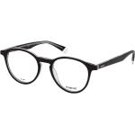 Schwarze Polaroid Eyewear Runde Runde Brillen aus Kunststoff für Herren 