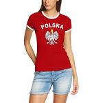 Polen T-Shirt Damen rot, Gr.L