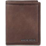 Police Geldbörse Leder 9 cm brown