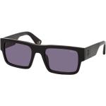 Schwarze Police Quadratische Sonnenbrillen mit Sehstärke aus Kunststoff für Herren 