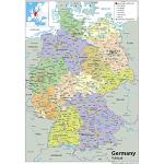 Bunte Deutschlandkarten DIN A1 aus Papier 