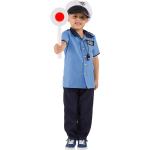 Blaue Buttinette Polizei-Kostüme für Kinder Größe 164 