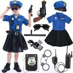 Reduzierte Blaue Polizei-Kostüme für Kinder 