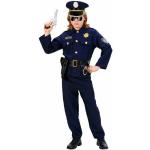 Blaue Widmann Polizei-Kostüme für Kinder Größe 158 