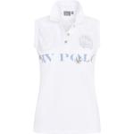 Weiße Happy Valley Polo Damenpoloshirts & Damenpolohemden mit Knopf aus Baumwolle Größe M 