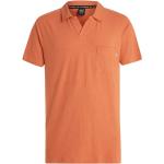 Reduzierte Orange Elegante Kurzärmelige Protest Kurzarm-Poloshirts aus Baumwolle für Herren Größe M Große Größen 