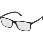 Schwarze Ralph Lauren Polo Ralph Lauren Rechteckige Kunststoffbrillengestelle für Herren 