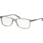 Graue Ralph Lauren Polo Ralph Lauren Rechteckige Kunststoffbrillengestelle für Herren 