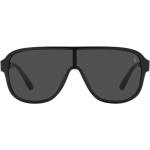 Schwarze Ralph Lauren Polo Ralph Lauren Runde Kunststoffsonnenbrillen für Herren 