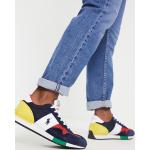 Bunte Ralph Lauren Polo Ralph Lauren Low Sneaker mit Schnürsenkel aus Leder für Herren Größe 46 