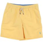 Gelbe Unifarbene Ralph Lauren Polo Ralph Lauren Boxer-Badehosen für Kinder für Jungen 