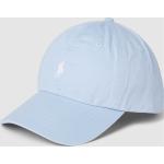 Hellblaue Unifarbene Ralph Lauren Polo Ralph Lauren Snapback-Caps aus Baumwolle für Herren Einheitsgröße 