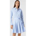 Blaue Gestreifte Ralph Lauren Polo Ralph Lauren Taillierte Kleider aus Baumwolle für Damen Größe S 