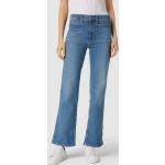 Reduzierte Blaue Ralph Lauren Polo Ralph Lauren Polo Jeans Bootcut Jeans mit Reißverschluss aus Rindsleder für Damen 