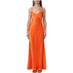 Orange Elegante Ralph Lauren Polo Ralph Lauren Lange Abendkleider für Damen Größe XS 