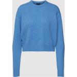 Reduzierte Hellblaue Ralph Lauren Polo Ralph Lauren Kaschmir-Pullover Cropped für Damen Größe L für den für den Herbst 