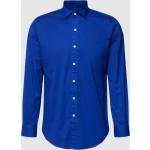 Reduzierte Royalblaue Business Ralph Lauren Polo Ralph Lauren Kentkragen Hemden mit Kent-Kragen aus Baumwolle für Herren Größe M für den für den Frühling 