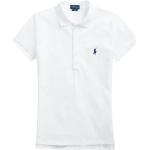 Weiße Ralph Lauren Polo Ralph Lauren Damenpoloshirts & Damenpolohemden aus Baumwollmischung enganliegend Größe S für den für den Frühling 